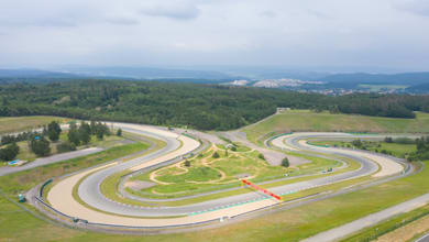 vue arérienne du circuit de la ferté gaucher