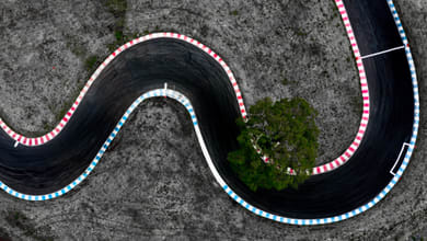 vue arérienne du circuit d'abbeville