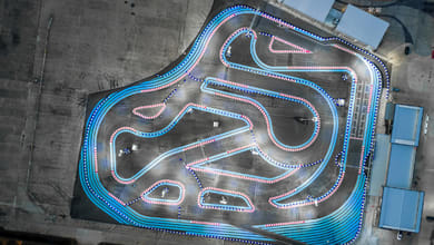 vue arérienne du circuit de haute saintonge